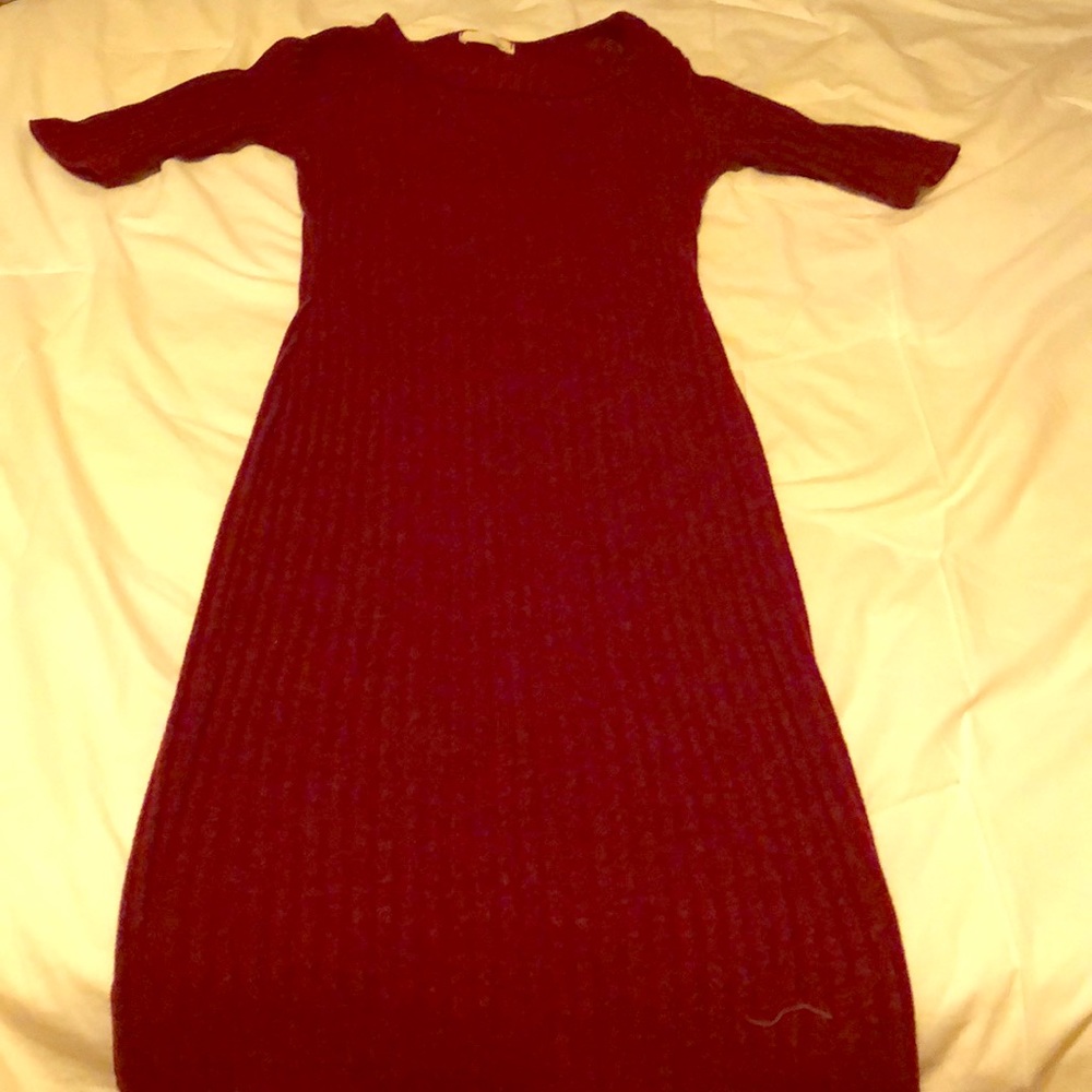Cherry Burgundy Long Dress